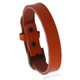 Leather Fashion Geometric bracelet  red NHPK1412redpicture15